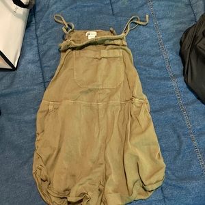 Billabong olive green overalls